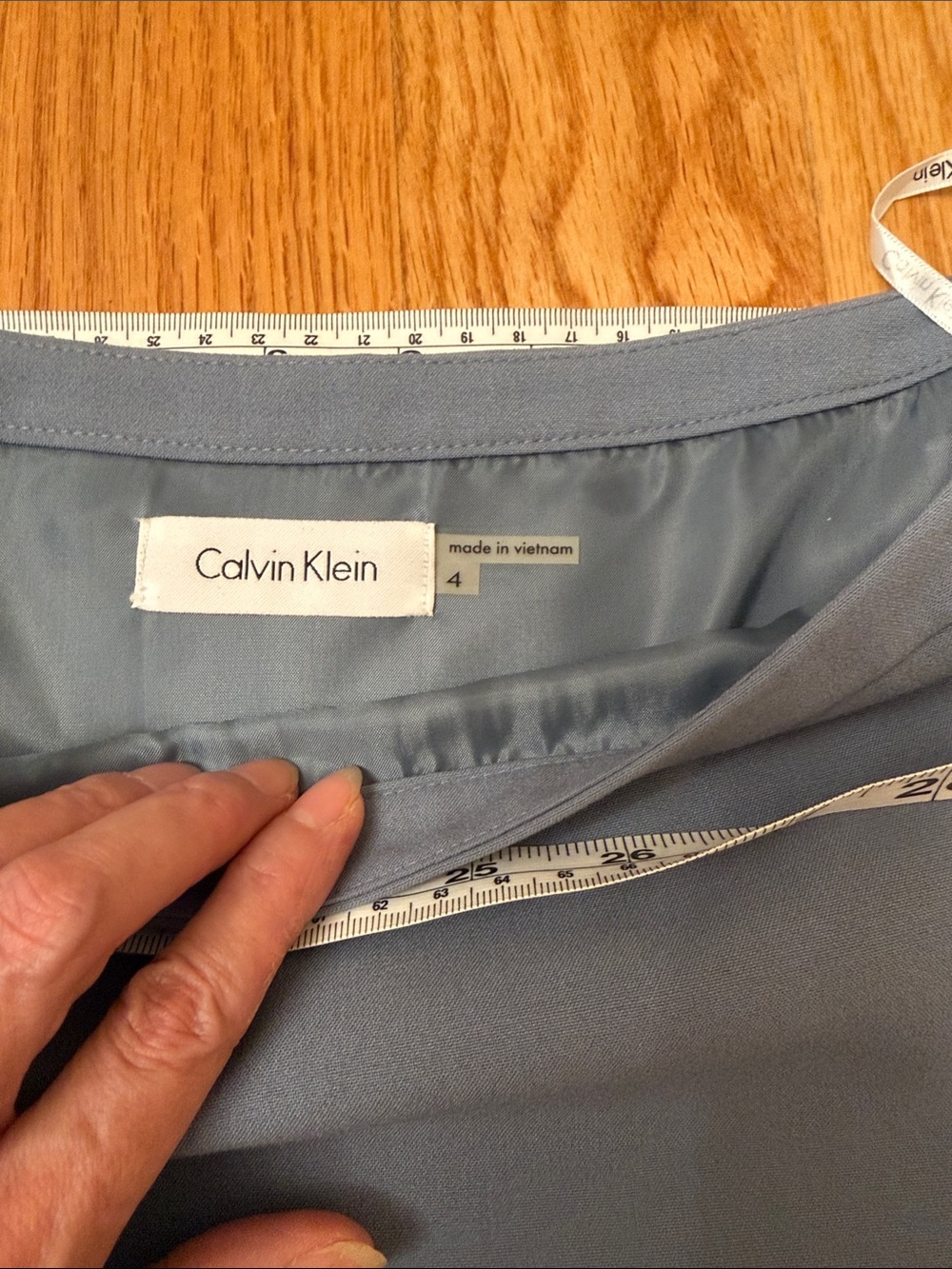 Calvin Klein Women's Soft Blue Blazer and Skirt Set size 2 - Picture 14 of 15